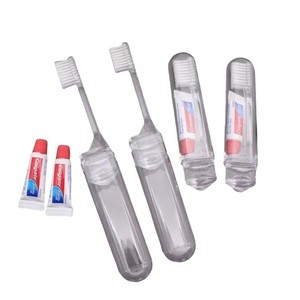 <span class=keywords><strong>Spazzolino</strong></span> da Viaggio Portatile 2-in-1 OEM/ODM 2026 con Dentifricio Sbiancante Integrato - Opzione Economica - Product Image 1