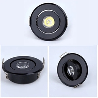 Vente en gros Spot Plafonnier 3W DC 12V 24V LED Mini Celling Downlight DJ DIY Shole Taille 40-45mm Cabinet Encastré Panneau lumineux