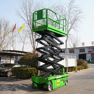 Gunting baja listrik yang dipesan sendiri, <span class=keywords><strong>Platform</strong></span> pengangkat 113kg, kapasitas angkat 13.8m tinggi maksimal CE ISO bersertifikat 2 orang - Product Image 1