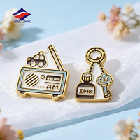 Broche en émail dur et souple Longzhiyu, 20 ans d'expérience, épingles personnalisées, impression UV, logo de votre entreprise, badge métallique pour articles promotionnels