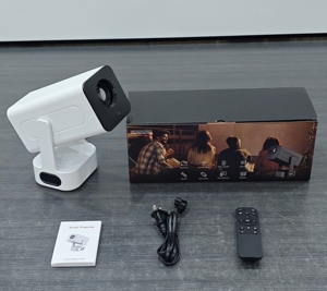JUNUO-Mini projecteur de cinéma maison 1080P, haut-parleur indépendant 8W intégré, Android 13, mini projecteur de cinéma - Product Image 5