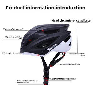 Hızlı Teslimat Hafif Kask Yarım Kabuklu Yetişkin Kaskı Dağ Bisikleti Yol Bisikleti Dört Mevsim Unisex - Product Image 3