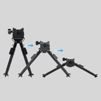 Accessoire de support pour l'observation des oiseaux en extérieur, trépied tactique télescopique, accessoire de sport de plein air
