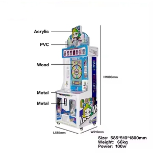 Cần cẩu giải thưởng 4-in-1coin hỗ trợ tùy chỉnh máy vuốt trò chơi giải thưởng vuốt cần cẩu <span class=keywords><strong>Arcade</strong></span> giải thưởng Máy trò chơi vận hành bằng tiền xu - Product Image 2