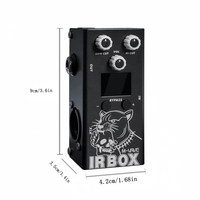Simulateur de cabinet de guitare M-VAVE IR Box, chargeur d'IR, son de plusieurs haut-parleurs classiques, contrôle par application, sortie DI 6,35 mm/XLR