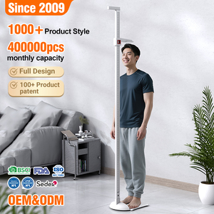 Balance médicale personnelle de haute qualité 200 kg, balance numérique de poids et de taille, balance électronique de mesure de la taille - Product Image 1