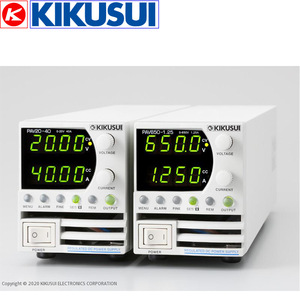 Alimentation électrique régulée CC Kikusui 0-20V 40A PAV20-40, alimentation de laboratoire à découpage - Product Image 3