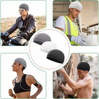 Gorra de malla transpirable con logo personalizado, ligera, de secado rápido, forro para casco deportivo para hombres y mujeres, gorro refrescante para ciclismo, gorra para casco de seguridad.