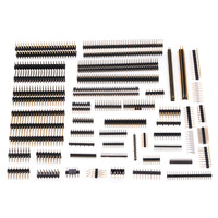 Connecteurs Jumper Blocks Shrouded courts 1x10 1,00 mm 2 mm simple/triple rangée 1,27 mm 2 broches mâle SMD SMT en forme de U pour PCB