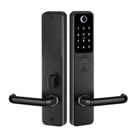 Système logiciel de gestion de serrures d'hôtel certifié RFID avec code PIN, application Cloud Tuya, résistant au feu 2 heures, commercial, intelligent ANSI