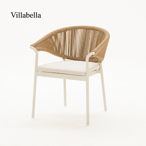 Muebles Comerciales para Restaurantes, Juego de Comedor para Exteriores, Muebles Modernos para Patio, Juego de Mesa de Jardín de Mimbre Resistente a los Rayos UV - Product Image 3