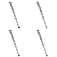 Stylo tactique multifonction en acier inoxydable usiné par CNC avec capacités de filage par électroérosion et de brochage