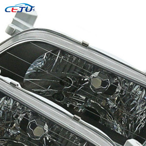 Lampe de phare de voiture en ABS noirci pour <span class=keywords><strong>Toyota</strong></span> Corolla E100 <span class=keywords><strong>LX</strong></span> EE100 XL Big Body SEG 100 DX AE101 AE102 GLI EE101 AE103 1993-1997 - Product Image 6