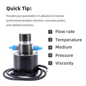 Bomba de engranajes de accionamiento magnético micro DOCOD de 40W, motor CC sin escobillas personalizable, alta resistencia a la corrosión, bomba de acero inoxidable 316L - Product Image 5