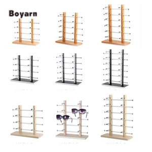 Boyarn 8/10/12 lunettes cadre affiche <span class=keywords><strong>bois</strong></span> lunettes de soleil présentoirs accessoires spectacle stand porte-bijoux usine <span class=keywords><strong>en</strong></span> gros - Product Image 3