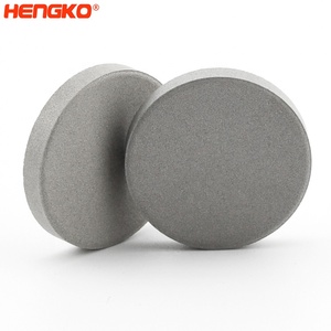 HENGKOフィルターディスク カスタムサイズ 均一なガス・液体・固体ろ過 多孔質 ステンレス鋼 焼結粉末ディスクフィルター - Product Image 2