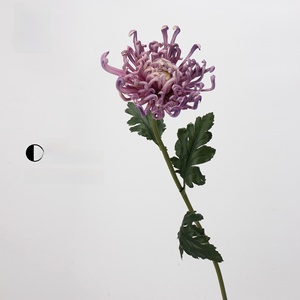 LO-633 Vente en gros de fleurs artificielles en PU de haute qualité, toucher réel, marigold, <span class=keywords><strong>prix</strong></span> d'usine, <span class=keywords><strong>chrysanthème</strong></span> artificiel pour la décoration de la maison et des mariages - Product Image 4