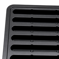 Plateau antistatique personnalisé avec compartiments pour appareils numériques, composants de matériel, emballage intérieur thermoformé en PET