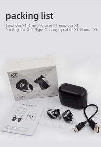 Audífonos Intrauditivos Inalámbricos <span class=keywords><strong>KZ</strong></span> <span class=keywords><strong>Z3</strong></span>, Bluetooth 5.0, Controlador Híbrido, Cancelación de Ruido - Product Image 6