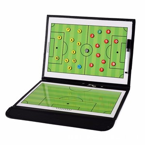 Tableau tactique de football pliable en cuir, tableau tactique professionnel pour entraînement et matchs - Product Image 1