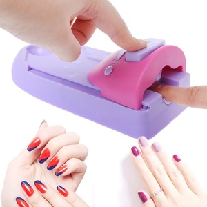 Portable Digital 3D Nail Art <b>Printer</b> Machine 0.75kg Purple Finger Nail Printing Stamp Plate Device for DIY Salon Manicure - Product Image 1