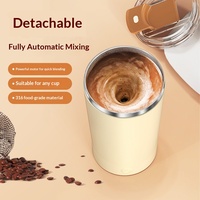 Mug à Mélange Automatique Électrique Rechargeable 2026, 400ML, en Acier Inoxydable, Tasse Mélangeuse à Café à Grande Vitesse pour Usage Intérieur