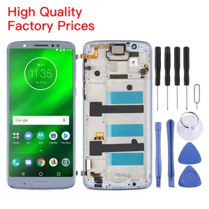 高品质手机液晶触摸屏显示器，适用于moto one ace 5g tela显示器，适用于moto g6 plus xt1925-3