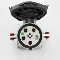 Prise industrielle haute intensité en métal 200A/250A, connecteur aviation avec 4 prises CA pour alimentation terrestre, terminal maritime, aéroport
