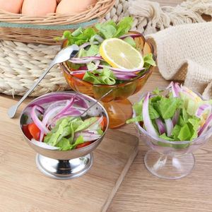 High End Stainless Steel <b>Ice</b> Cream Cups Sundae Bowls 200ml Capacity Durable Eco-Friendly Modern Birthday Party - Product Image 4