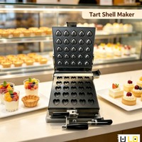 Elektrische Tortenbodenmaschine mit 2000W+ Leistung für Süße Tortenböden und 6er-Portionsproduktion Digitaler Countdown-Timer