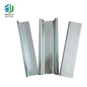 2024 China Factory Techo falso canales de acero galvanizado enrasado de metal galvanizado J sistemas de canales de enrasado de techo