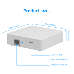 Tuya app có thể sạc lại lập trình thu thập dữ liệu tầm xa thông minh BLE Wifi Bluetooth IOT có dây ZigBee Gateway - Product Image 4