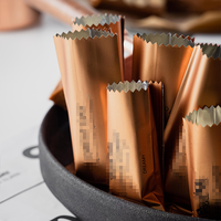 Sacs en aluminium avec impression numérique de champignon écrou en plastique PE avec thermoscellage sur 3 côtés pour la sécurité alimentaire des barres de chocolat et des bonbons
