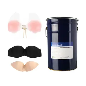 Kanglibang Food Grade Reusable PSA Silicone Rubber Screen Printing Ink Adhesive for Adhering Breast Bra Health Care Products