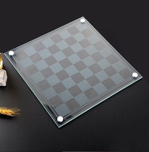 Hot Selling Quality Portable Eco-Friendly Chess <strong>Drinking</strong> Game Wine Crystal Glass Chess Set 35mm Chess <strong>Board</strong> for Party - Product Image 6