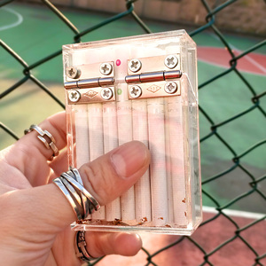 Boîte à cigarettes en acrylique transparente de haute qualité <span class=keywords><strong>personnalisable</strong></span> - Product Image 5