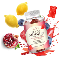 NAD Gummies Supplement - Maximaal Absorptie Nicotinamide Riboside Boost Plus Vitamine D3 Zink Ondersteuning Celulaire Volwassenen