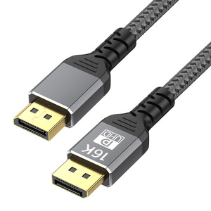 Dp <b>Cable</b> Version 2.1 16K 60Hz Gaming Hd Video <b>Cable</b> <b>For</b> <b>Computer</b> Graphics Card To Monitor Projector 1 Meter - Product Image 2