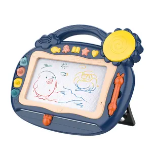 Lukisan ajaib buku mainan tablet menulis tablet gambar magnetik LCD papan untuk anak-anak