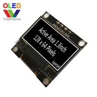 Módulo de pantalla OLED de color blanco, pantalla de 1,3 ", 128x64 píxeles, 4 pines, IISPI display nterface