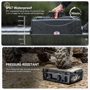 Kinghardcase Súng cứng trường hợp không thấm nước IP68 đánh giá ODM tương thích 7 khẩu súng lục 16 Tạp Chí bền sưu tập vỏ trường hợp 3 năm - Product Image 3