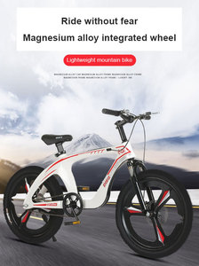 Bicicleta de Montaña de acero para niños, cicla de 20 pulgadas de carbono, color negro y rojo, venta al por mayor, barata, Oem - Product Image 5