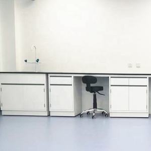 أثاث مختبرات، طاولة عمل جدارية للمختبر عالية الجودة ومقاومة للأحماض والقلويات، معدات طاولة جدارية للمختبر - Product Image 5