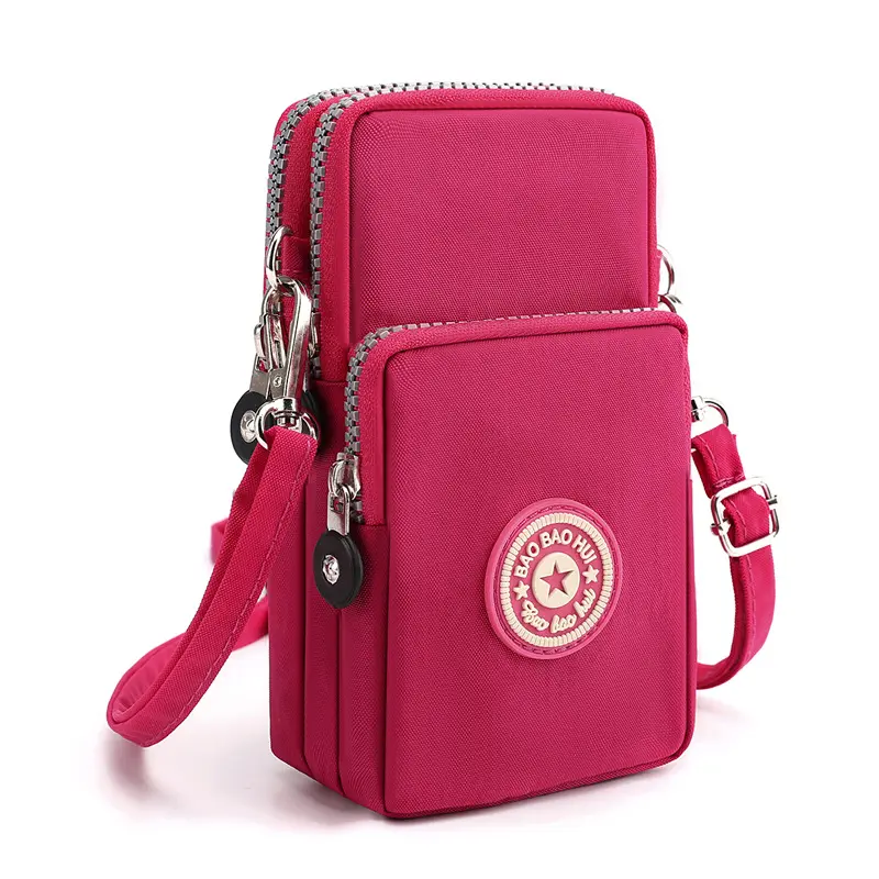 2023 sıcak satış çapraz cep telefonu çantası asılı boyun ile kadınlar için crossbody çanta spor kol çantası sıfır cüzdan