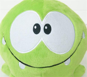 20cm <span class=keywords><strong>Om</strong></span> Nom Rana Verde Peluche de Goma Suave Figura Clásico Juego de Animales Peluches Cortar Cuerda Personaje del Juego - Product Image 4