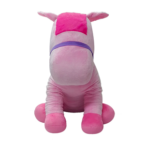 Woodfield 22 pouces, adorable petit cheval rose, peluche de dessin animé, jouet en peluche super doux avec rembourrage en coton PP, brodé pour les enfants - Product Image 5