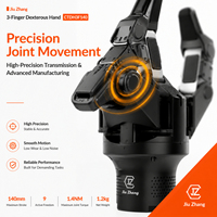 CTDH3F140 Main robotique à trois doigts 9DOF, ouverture de 140 mm, préhenseur robotisé dextérieur