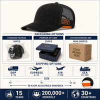 Casquette Trucker OEM 6 Panneaux avec Broderie Personnalisée 5 Étoiles et Logo Latéral pour Grossistes – Usine BSCI, Streetwear, Faible MOQ, Prix Compétitif