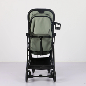 El cochecito de bebé es ligero y plegable y puede sentarse o acostarse en un carrito de mano de cuatro ruedas plegable con un solo clic - Product Image 2