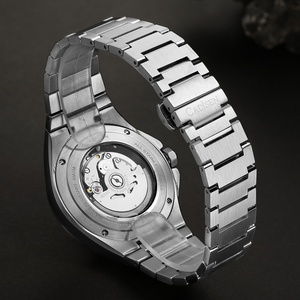 CADISEN Nouvelles montres pour hommes, montre automatique de style business, mouvement japonais 8215, mécanique, 40 mm, verre saphir AR, étanche 100 m, montre-bracelet - Product Image 2